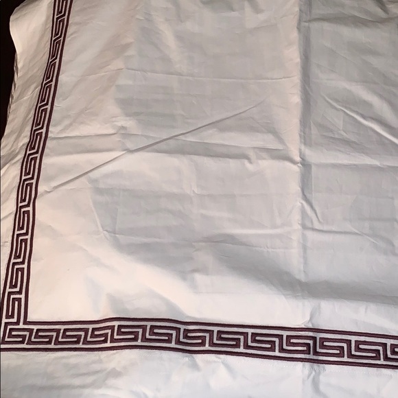 Chambers® Italian Greek Key Embroidered Euro Sham - Picture 5 of 6